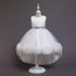 Flower-tailed dress dress piano performance unkempt dress princess dress